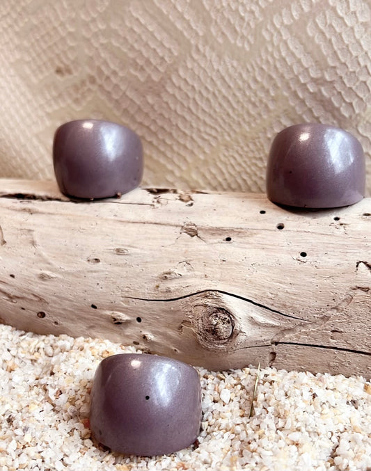 MAGNETIC COPPER DOME RING- LIGHT PURPLE