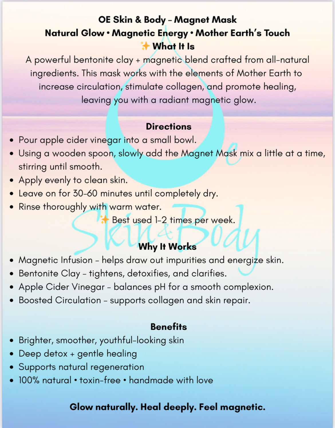 Oe Skin Magnetic Mask