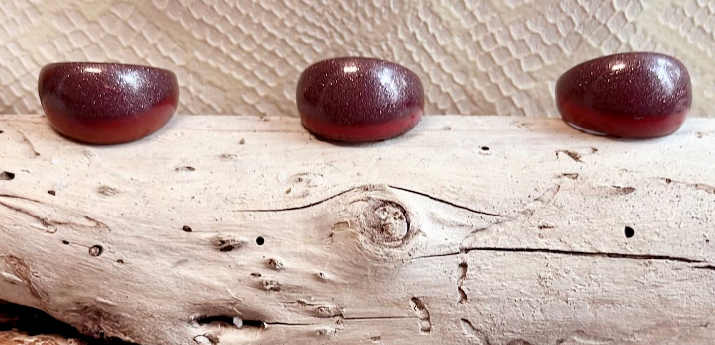 MAGNETIC COPPER BUBBLE RING - SUNSET
